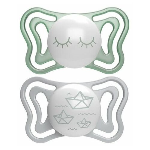 Chicco Physio Forma Light világítós cumi 2 db, 16-36 hónapos korig - Chicco