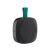 Canyon Hexagon 10 hordozható Bluetooth hangszóró, fekete-zöld, hátsó nézet vezérlőkkel