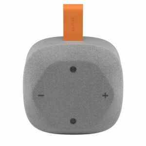 Canyon Hexagon 10 hordozható Bluetooth hangszóró, szürke és narancs, hátulnézet - Canyon