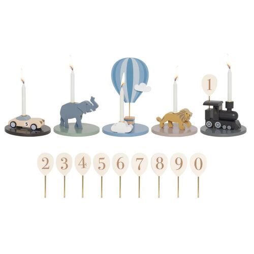 Születésnapi gyertyatartó díszek, fiús Jabadabado 130276811