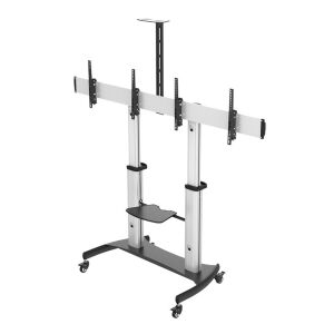 Logilink Dual TV-Monitor görgős állvány, 37-60", állítható magasságú 130278079 - Logilink