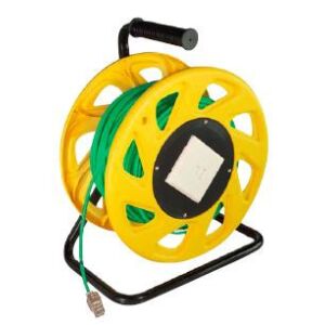 Logilink Cat. 7 S/FTP mobil kábeltekercs PUR, 60 m Zöld 130278139 - Logilink