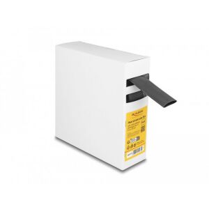 Delock hőre zsugorodó cső doboz, belső ragasztóval, zsugorodási arány 4:1, 5 mx 20 mm fekete 130278359 - Zsugorcső