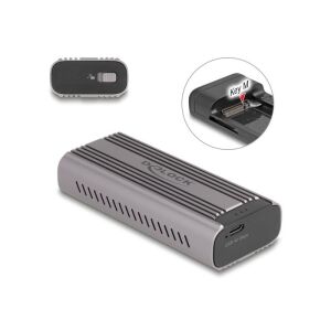 Delock USB Type-C 40 Gbps ház 1 x M.2 NVMe PCIe SSD-hez 130278442 - Külső merevlemez ház