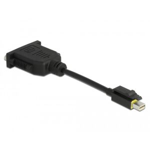 Delock Mini DisplayPort 1.1 DVI adapter retesszel záró funkcióval passzív 130278761 - DisplayPort átalakító