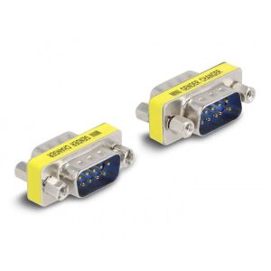 Delock D-Sub 9 pin Gender Changer apa - apa (anyákkal) 2 db.-os 130278867 - Delock