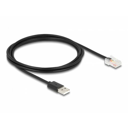 Delock USB 2.0 - RJ50 kábel UPS kommunikációhoz, 2 méter - Adatkábel
