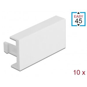 Delock Easy 45 modul takaró lemez 45 x 22,5 mm 10 db. fehér 130279490 - Keystone modul kiegészítő