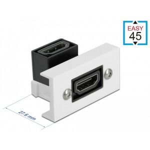 Delock Easy 45 HDMI modul 90 hajlított 22,5 x 45 mm 130279492 - Keystone modul kiegészítő