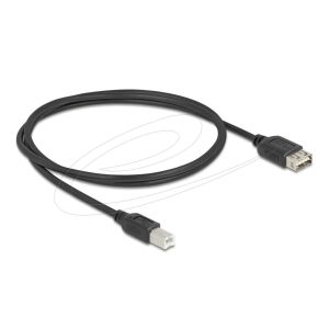 Delock USB 2.0 kábel USB Type-B apa - EASY USB Type-A anya 1 m 130279541 - Adatkábel