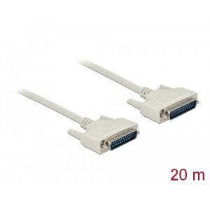 Delock D-Sub 25-ös soros kábel, dugó-dugó, 20 m 130279650 - Kábel