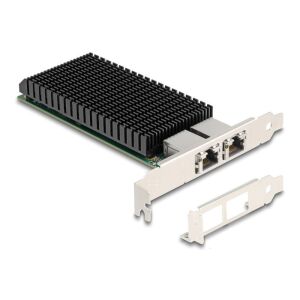 Delock PCI Express x8 hálózati kártya 10 Gigabit LAN 2 x RJ45 X540 130280050 - PCI hálózati kártya