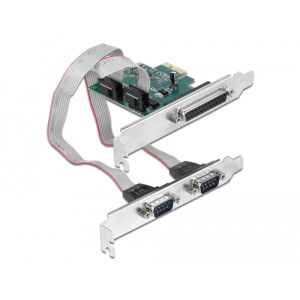 Delock PCI Express-kártya &gt; 2 x Soros RS-232 + 1 x Párhuzamos IEEE1284 130280192 - PCI hálózati kártya