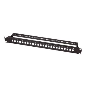 Logilink 19" száloptikai panel 24 os LC Duplex vagy SC egyoldalas adapterhez 130280326 - Patch panel