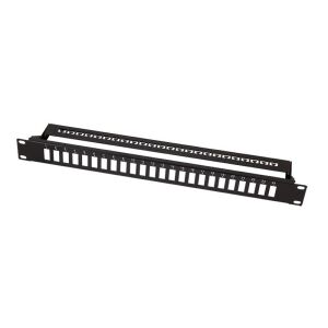 Logilink 19" száloptikai panel 24 SC-Duplex vagy LC-Quad adapterhez 130280327 - Patch panel