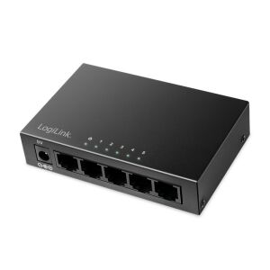 Logilink 5 portos Gigabit asztali hálózati kapcsoló, fém ház 130280435 - Logilink