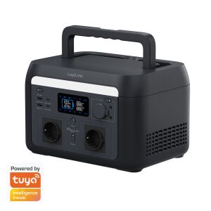 Logilink Hordozható erőmű, 600 W, LiFePO4 akkumulátor, Tuya kompatibilis, fekete 130280483 - Logilink