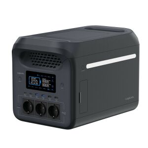 Logilink Hordozható erőmű, 1800 W, LiFePO4 akkumulátor, Tuya kompatibilis, fekete 130280484 - Logilink