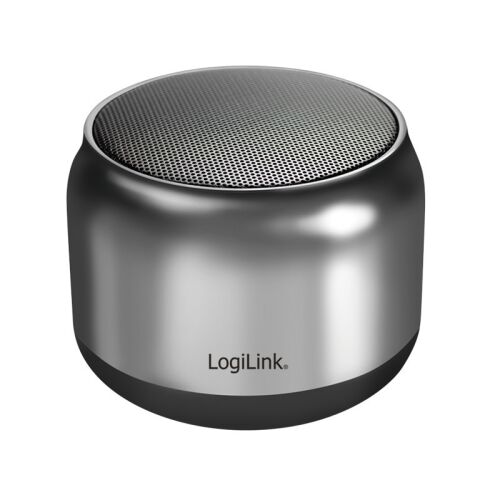 Logilink Bluetooth 5.1 hangszóró, hordozható, vezeték nélküli, kompakt, ezüst