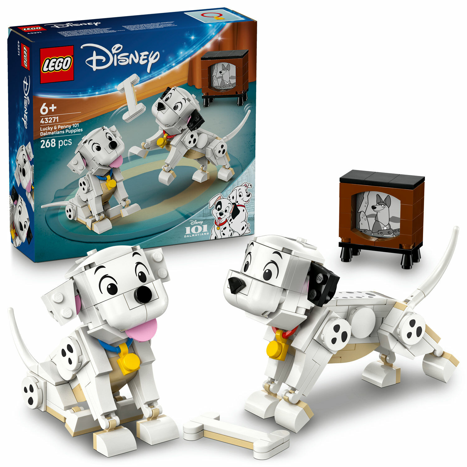 E-shop LEGO® Disney Šteniatka Lucky a Penny z filmu 101 dalmatíncov 43271