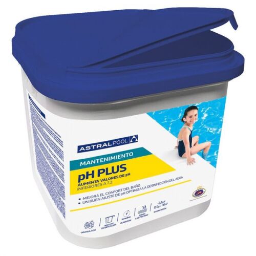 Granule Astralpool PH Plus pentru apa din piscina, 5kg