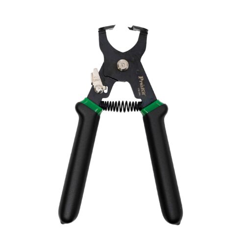 Pro'sKit PM-386 professzionális kábelkötegelő vágó és fogó, kétféle vágási módszer, ergonomikus markolat