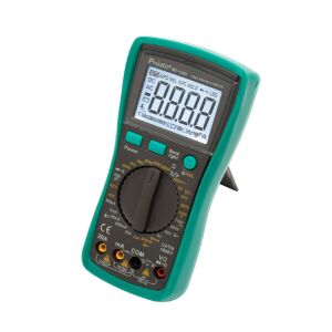 Pro'skit MT-1280 digitális multiméter, zöld, kijelzővel, gombokkal és mérővezetékekkel - SMA