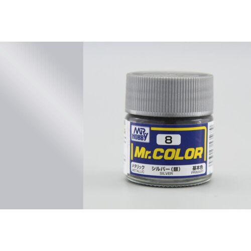 Mr. Hobby Mr. Color C-008 Ezüst Metál Festék - 10ml