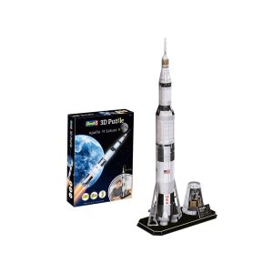 Set de modele Revell 3D Puzzle Apollo 11 Saturn V, asamblat - Puzzle 3D