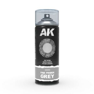 AK Interactive Finom Alapozó Spray - Szürke - 400ml 130288243 - Festék spray