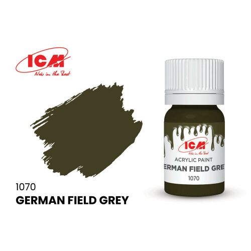 ICM Német Terepszürke Akril Festék - 12 ml