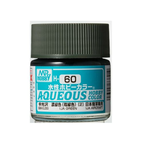 Mr. Hobby Aqueous Hobby Color Festék - IJA Zöld H-60 - 10ml 130288896