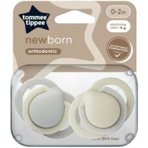 Tommee Tippee Newborn újszülött játszócumi 0-2 hó 2 db - szürke/bézs 130294874 - Tommee Tippee