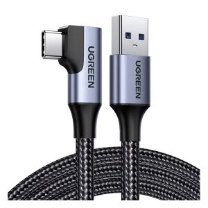 UGREEN adatkábel USB - Type-C, cipőfűző, FEKETE 130295495 - Ugreen