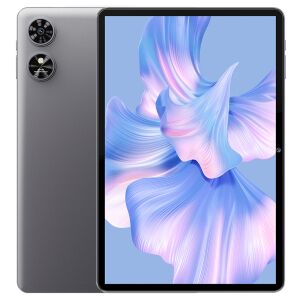 Tablet Oukitel OT6 de 10 inch, culoare gri, vedere față și spate - Tablete