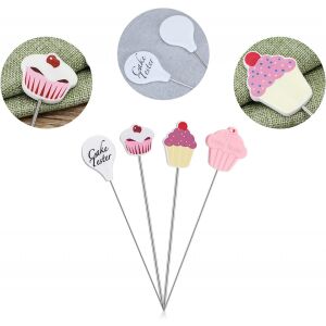 Set de 4 testere de tort SUWYNJ, otel inoxidabil, multicolor, 17-19 cm 136159270 - Decoratiuni pentru tort