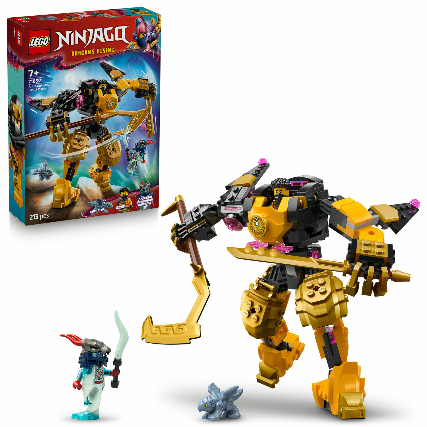 E-shop LEGO® NINJAGO® Arin a bojový robot Spinjitzu 71839
