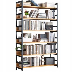 Bibliotecă scară IPARI RUSZTIKUS cu 6 rafturi, stil industrial - Depozitare pantofi, Fotolii suspendate, Fotolii, Scaune suspendate și Biblioteci și rafturi