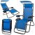 Komfort-Liegestuhl mit Getrnkehalter und Sonnenschutz - Braun 130316850