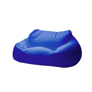 ZigZag kétszemélyes babzsák kanapé, Puma szövet, királykék - Babzsákfotel & Ülőke