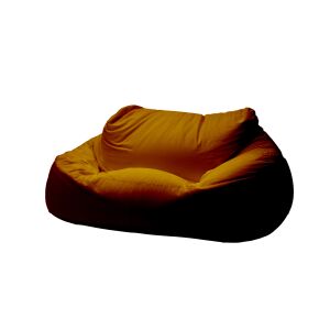 ZigZag kétszemélyes barna babzsák kanapé, Puma szövet - Babzsákfotel & Ülőke