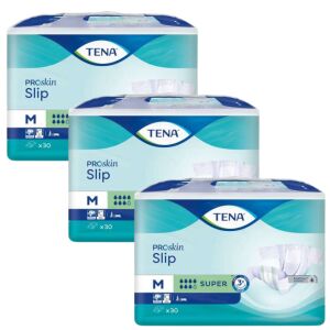 Tena Slip Super Medium Adult Diapers, 3 packs of 30 - Adult Diaper