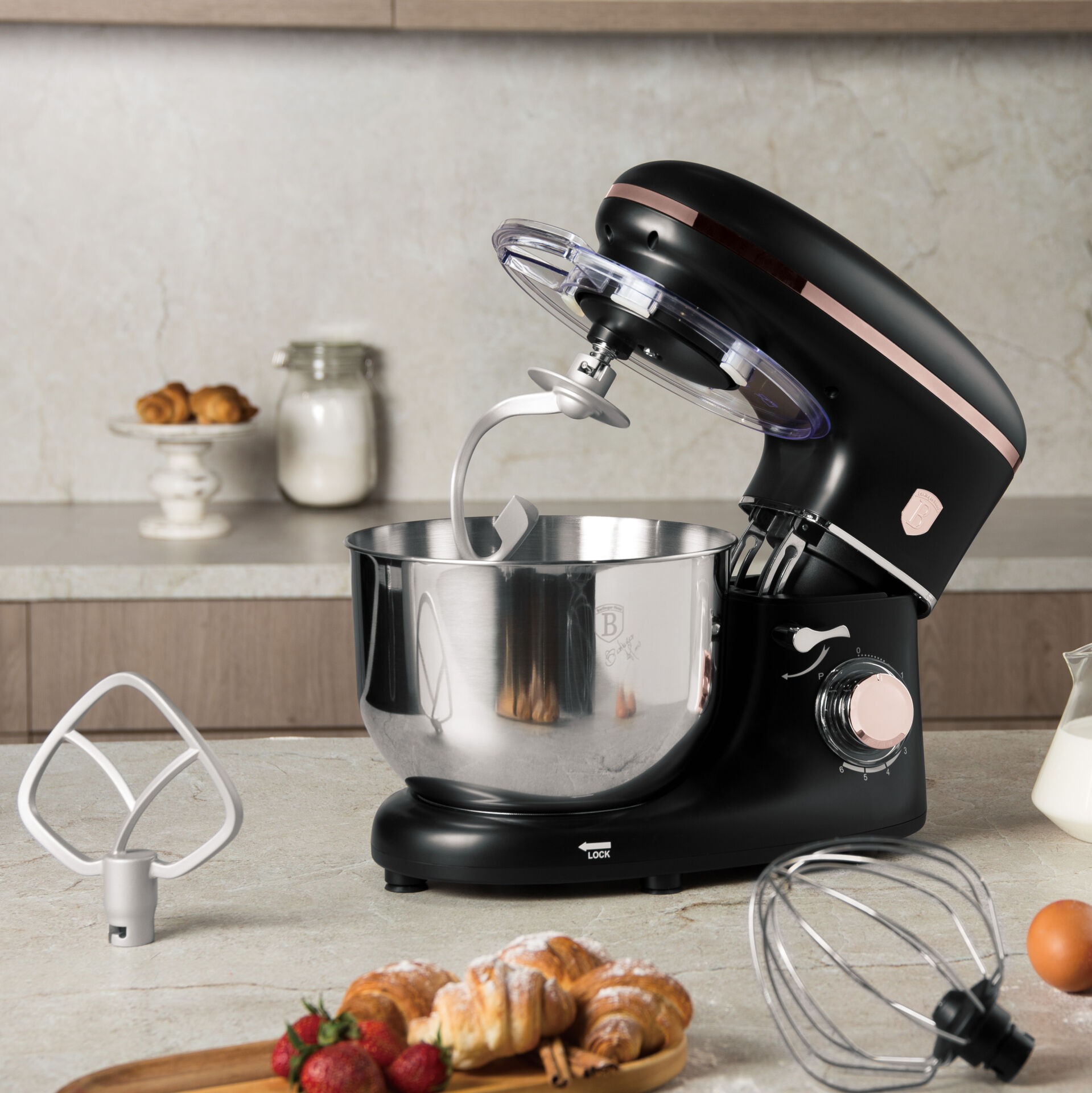 Berlinger Haus BH-9651 Black Rose konyhai Robotgép 1300W - Fekete