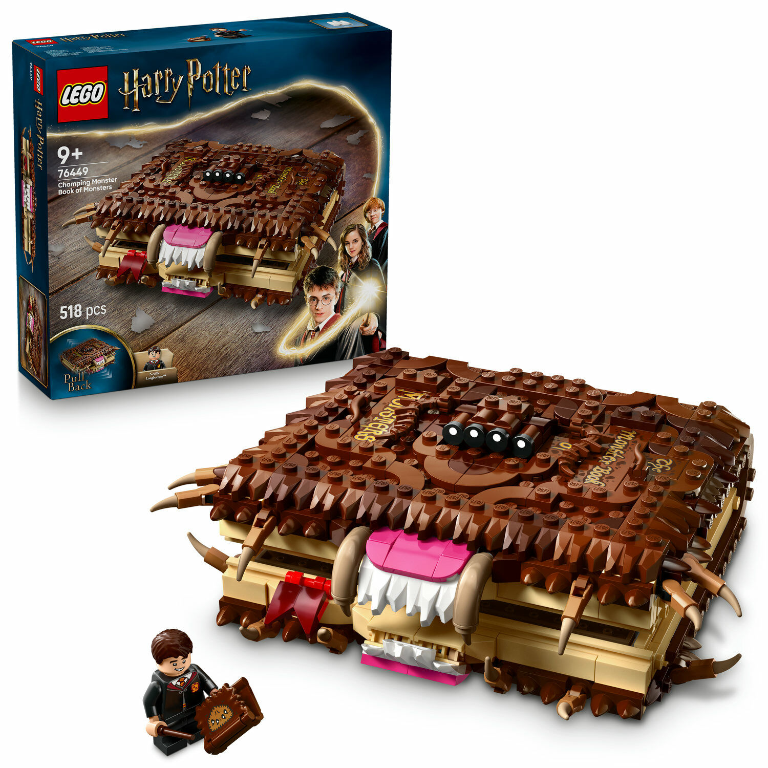 E-shop LEGO® Harry Potter™ Mľaskajúca Príšerná kniha príšer 76449