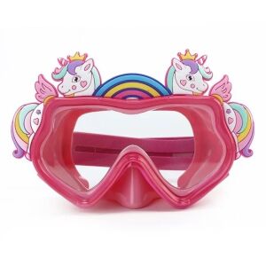 Úszómaszk gyerekeknek 6-12 éves korig, Unikornis modell, rózsaszínű 130310518 - Búvárszemüveg
