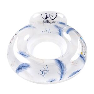 Felfújható hinta háttámlával, Bestway, tollas modell, Ø0.93x0.40m, kék-fehér 130310533 - Felnőtt úszógumi