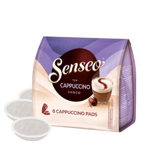 Senseo Choco Cappuccino kávépárnák, 8 darabos csomag - Kávé & Kakaó