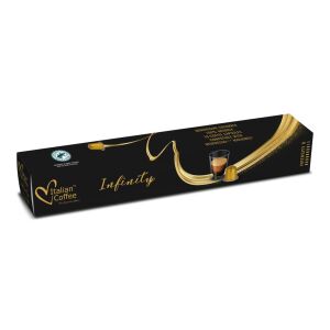 Infinity Italian Coffee 100% Arabica Single Origin Colombia Kávékapszulák, 10 darab, Nespresso Kompatibilis - Kávépárna & Kávékapszula
