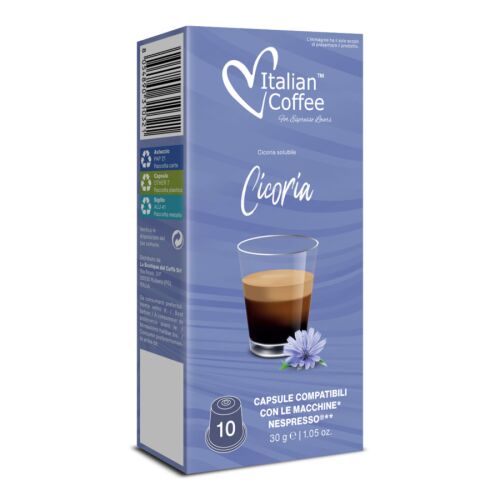 Italian Coffee Cicoria Nespresso Kompatible Kaffeekapseln, 10 Stück