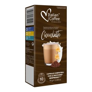 Italian Coffee Cioccolatte Nespresso Kompatibilis Csokoládé Kapszula Vitaminokkal, 10 darab - Nespresso